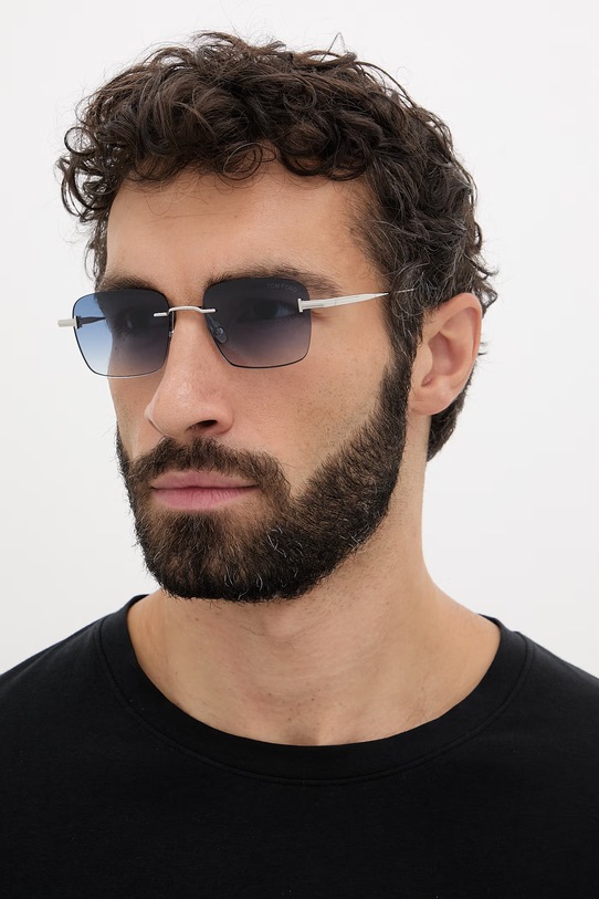 Tom Ford okulary przeciwsłoneczne FT1354.5416W srebrny AA00