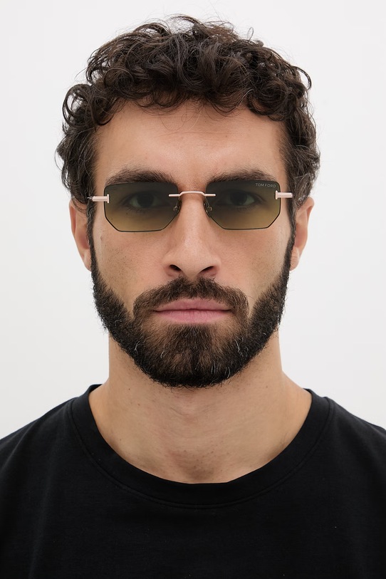 Akcesoria Tom Ford okulary przeciwsłoneczne FT1355.5328P złoty