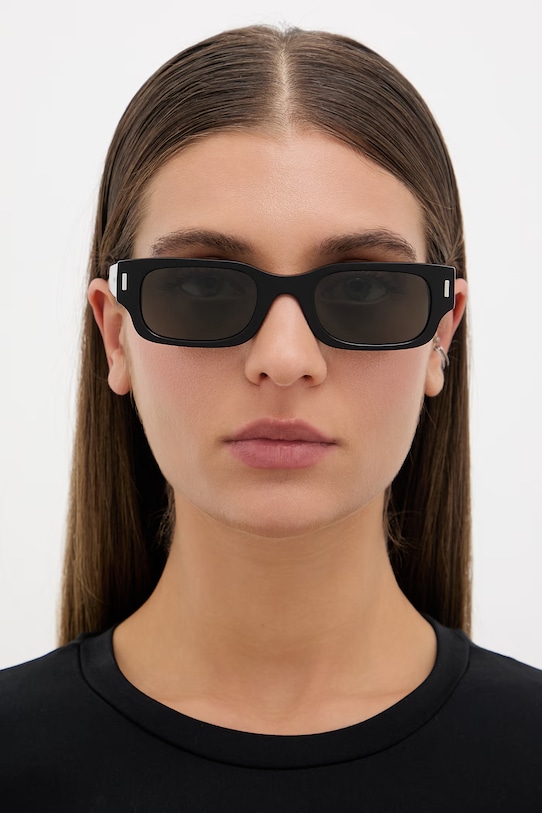 Alexander McQueen ochelari de soare AM0549S negru