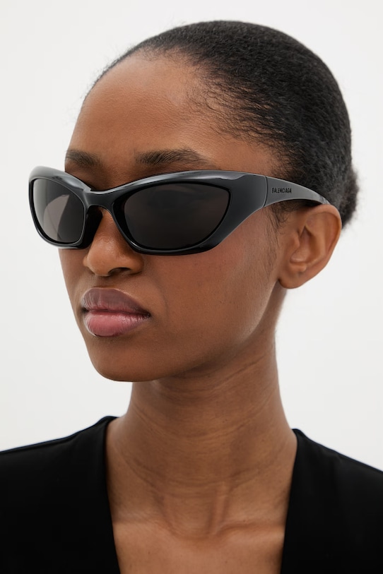 Balenciaga okulary przeciwsłoneczne BB0463S czarny AA00