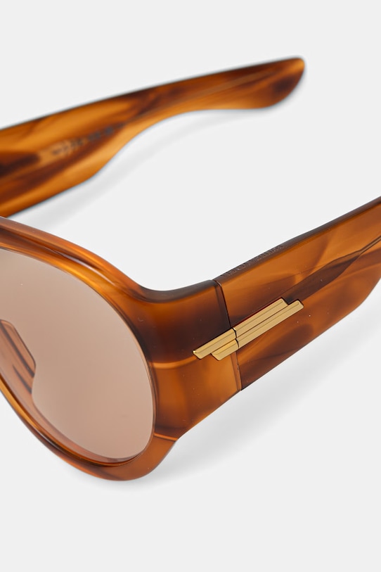 Akcesoria Bottega Veneta okulary przeciwsłoneczne BV1345S brązowy