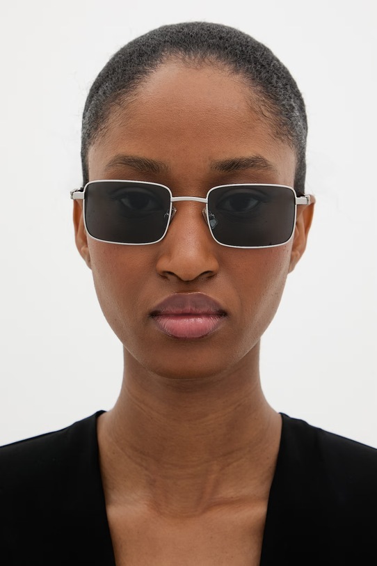 Bottega Veneta okulary przeciwsłoneczne BV1469S srebrny