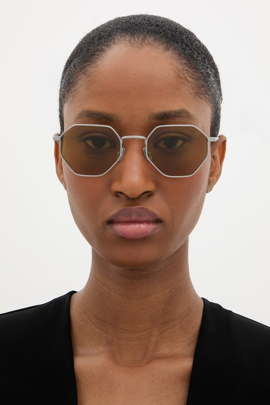 Bottega Veneta okulary przeciwsłoneczne BV1471S srebrny