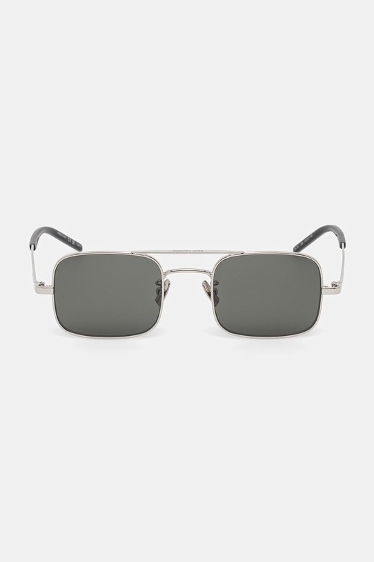 Saint Laurent okulary przeciwsłoneczne pilotki SL.331 srebrny AA00