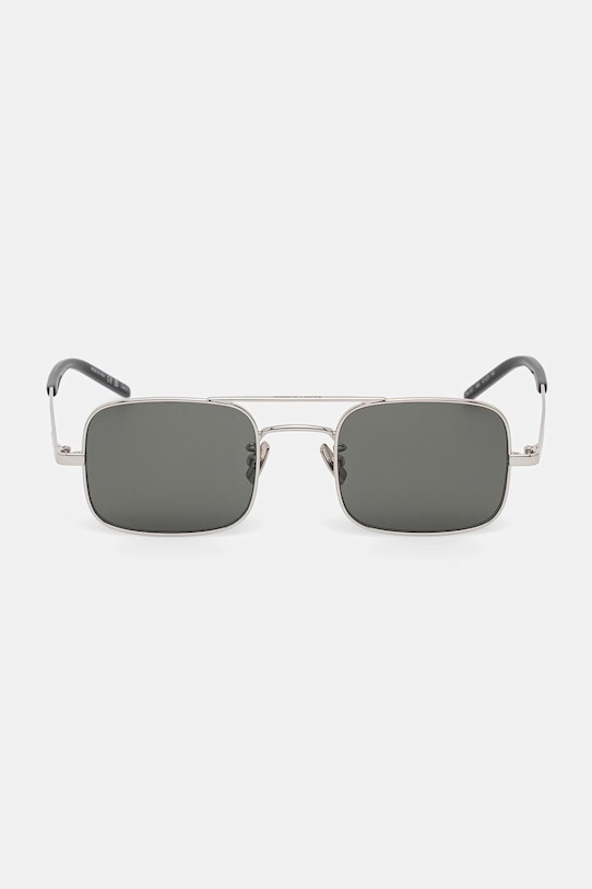 Saint Laurent okulary przeciwsłoneczne pilotki SL.331 srebrny AA00