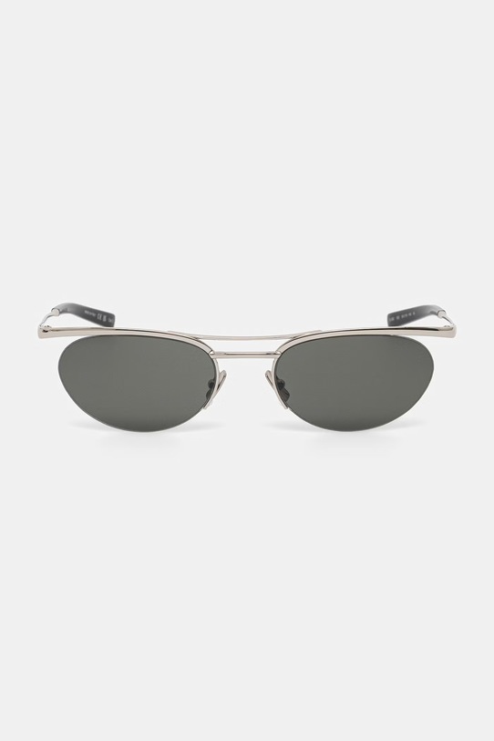 Saint Laurent okulary przeciwsłoneczne pilotki SL.862 srebrny AA00