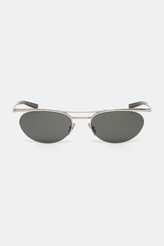 Saint Laurent okulary przeciwsłoneczne pilotki SL.862 srebrny AA00