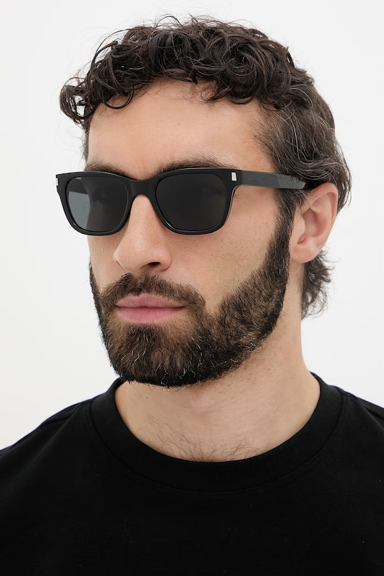 Saint Laurent okulary przeciwsłoneczne kwadratowe SL.874 czarny AA00