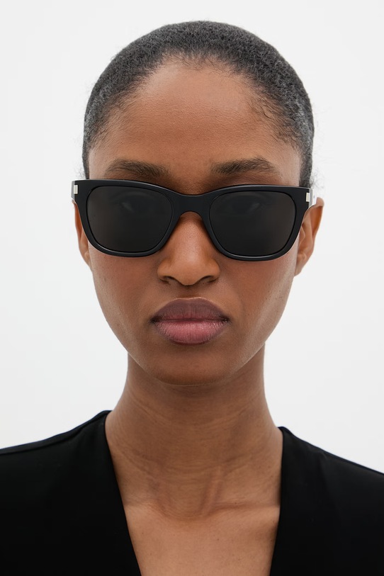 Saint Laurent slnečné okuliare štvorcové SL.874 čierna