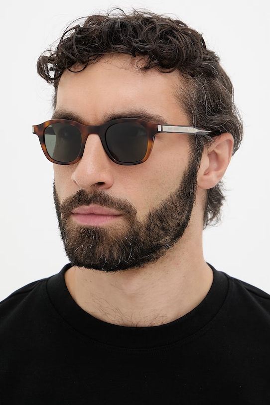 Saint Laurent ochelari de soare pătrați SL.880 maro AA00