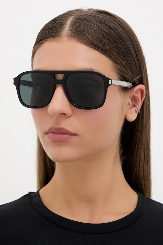 Saint Laurent ochelari de soare aviator SL.881 negru AA00