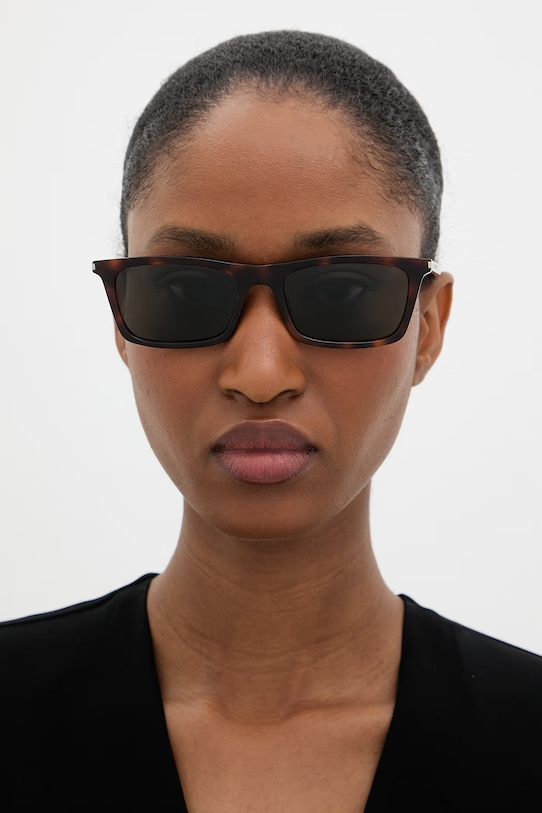 Saint Laurent Occhiali da sole SL.890.BETTY.THIN marrone