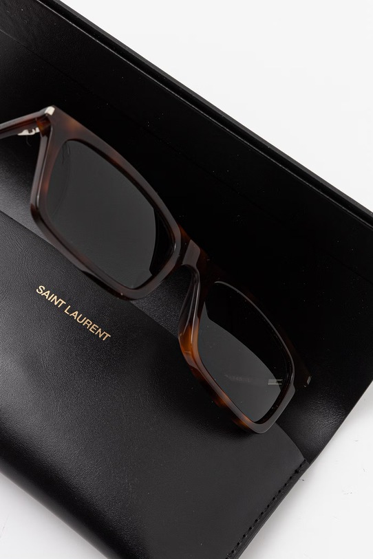 Akcesoria Saint Laurent okulary przeciwsłoneczne SL.890.BETTY.THIN brązowy