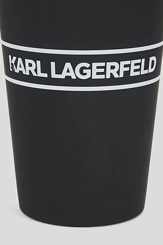 Lifestyle Šalica sa slamkom Karl Lagerfeld Essential To Go A1M42033 crna