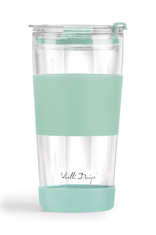 Lifestyle Vialli Design termikus bögre szívószállal Fuori 600 ml 428 többszínű