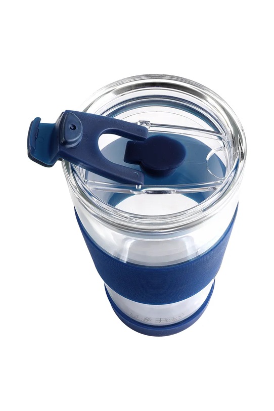 Vialli Design kubek termiczny ze słomką Fuori 600 ml granatowy 30381