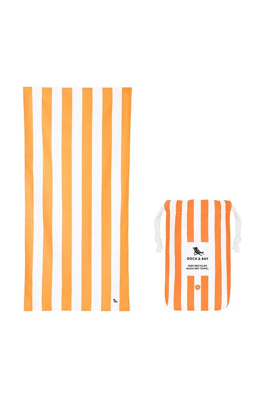 Rýchloschnúci plážový uterák Dock & Bay Ipanema Orange 160 x 90 cm oranžová TOWLB.CAB.LG.ORANG.R