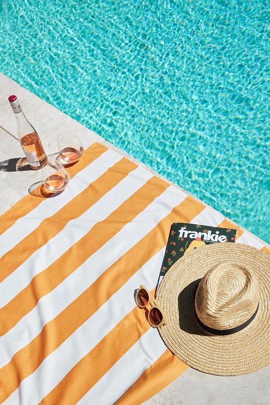 Kiegészítők Dock & Bay gyorsan száradó strandtörülköző Ipanema Orange 160 x 90 cm TOWLB.CAB.LG.ORANG.R narancssárga