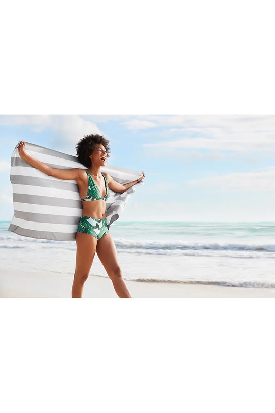 Rýchloschnúci plážový uterák Dock & Bay 200x90 cm TOWLB.CAB.XL.LTGRY.R sivá