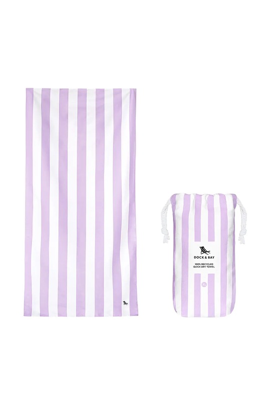 Быстросохнущее пляжное полотенце Dock & Bay Lombok Lilac 200 x 90 cm фиолетовой TOWLB.CAB.XL.LTPPL.R