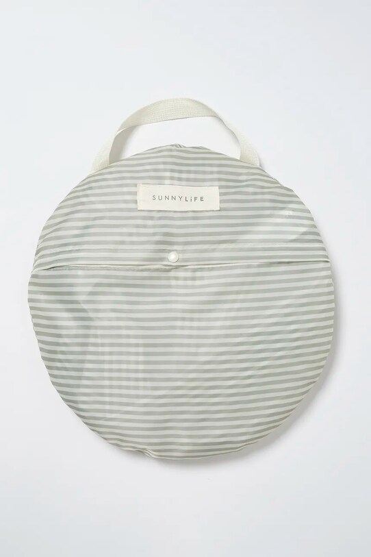 Plážové lehátko se stříškou SunnyLife La Palma Sage Stripe S51SSHCR