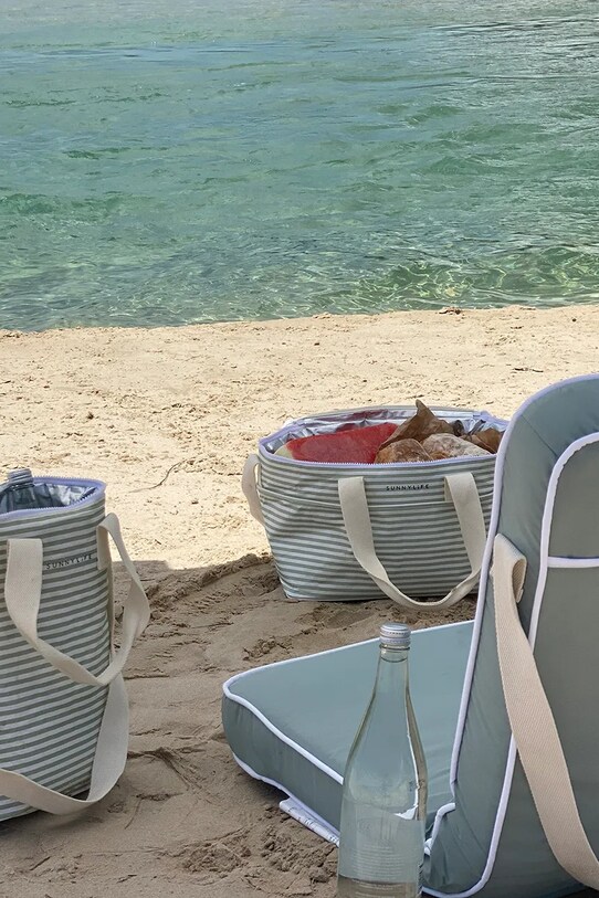 SunnyLife borsa termica La Palma Sage Stripe 8 L verde S51NTCWS