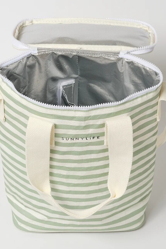 Lifestyle SunnyLife borsa termica La Palma Sage Stripe 8 L S51NTCWS verde