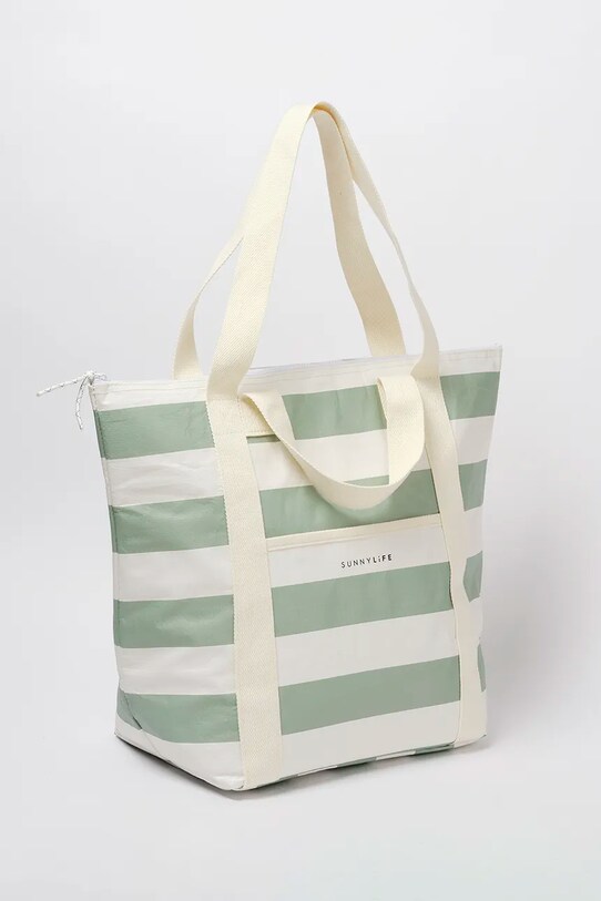 SunnyLife geantă termică La Palma Sage Stripe 23 L S51NCTWS verde AA00