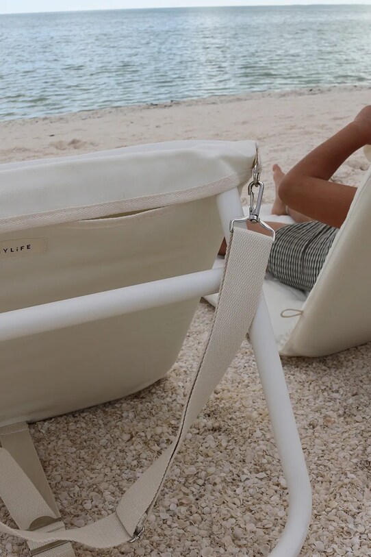 Plážové kreslo SunnyLife Casa Cream S51BRCAS