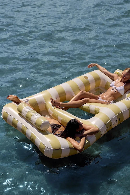 Madrac na napuhavanje za plivanje SunnyLife Casa Sand Stripe S51LHCAS