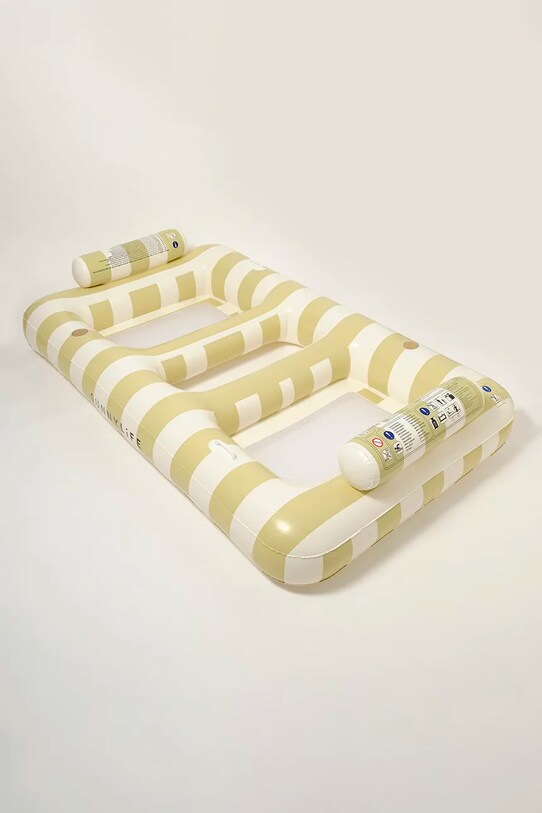 Nafukovací matrace na plavání SunnyLife Casa Sand Stripe S51LHCAS žlutá AA00