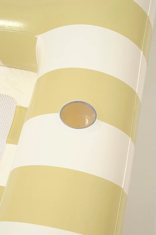 Madrac na napuhavanje za plivanje SunnyLife Casa Sand Stripe S51LHCAS zlatna