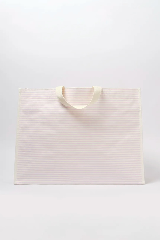 Plážová taška SunnyLife Lazy Days Pink Stripe ružová S51CARPK