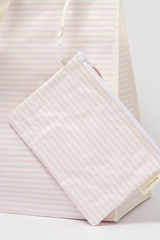 Doplnky Plážová taška SunnyLife Lazy Days Pink Stripe S51CARPK ružová