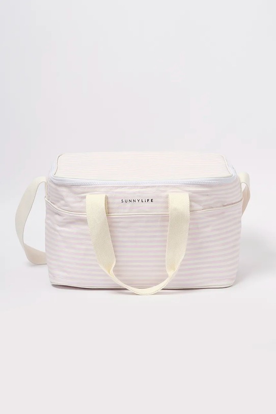SunnyLife torba termiczna Lazy Days Pink Stripe 18,7 L różowy S51NCBPK