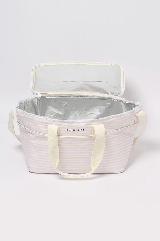 Lifestyle SunnyLife torba termiczna Lazy Days Pink Stripe 18,7 L S51NCBPK różowy