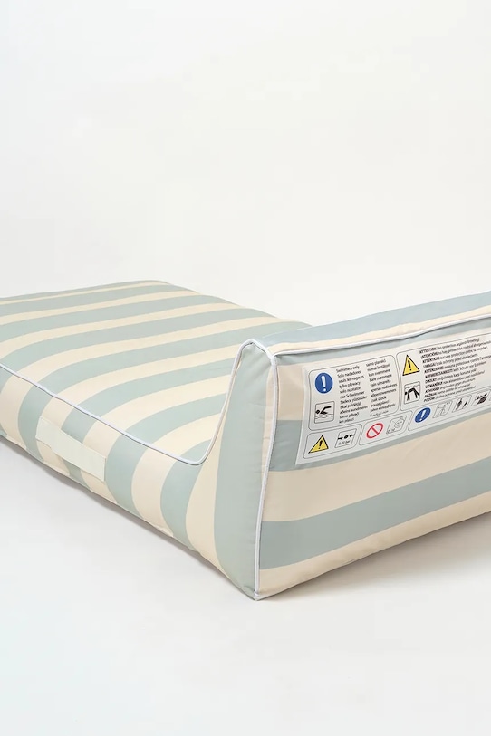 SunnyLife felfújható matrac úszáshoz Lazy Days Blue Stripe S51LDLBL kék AA00