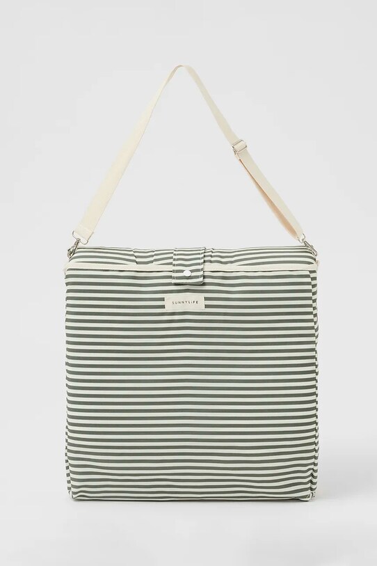 Plážové lehátko SunnyLife The Vacay Olive zelená S41BROLI