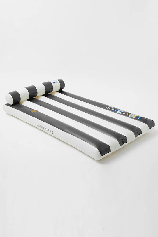 SunnyLife saltea pneumatică pentru înot Black Stripe S3EXLLBL negru AA00