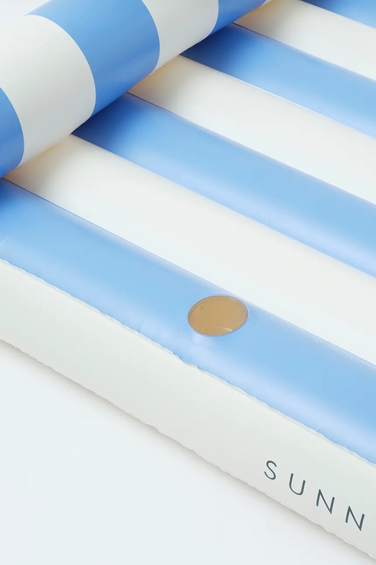 Dječaci Madrac na napuhavanje za plivanje SunnyLife Luxe Lilo Blue Stripes S3EXLLBU plava