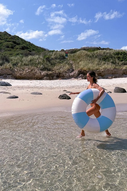 Djevojčice Kolut za plivanje SunnyLife Black Stripe S3EXLBLU plava