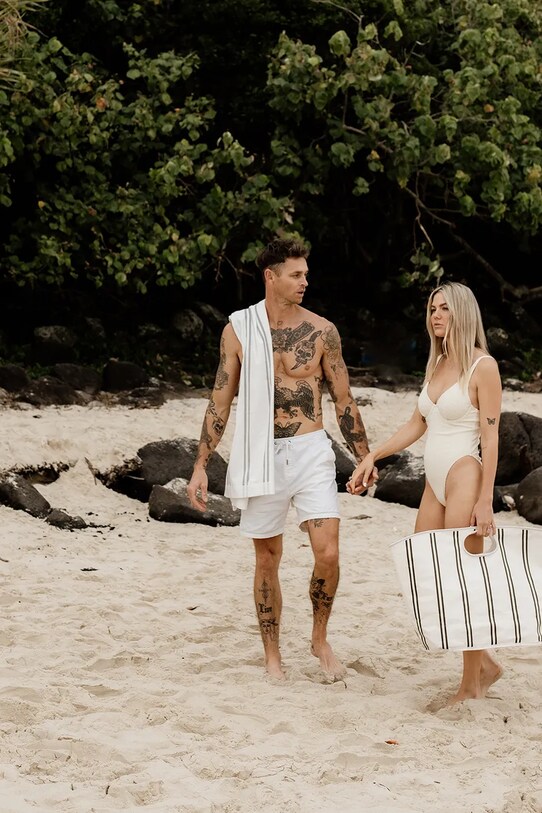 Plážová taška SunnyLife Casa Tunisa S3ACARCT bílá