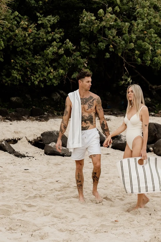 Torba za plažu SunnyLife Casa Tunisa S3ACARCT bijela