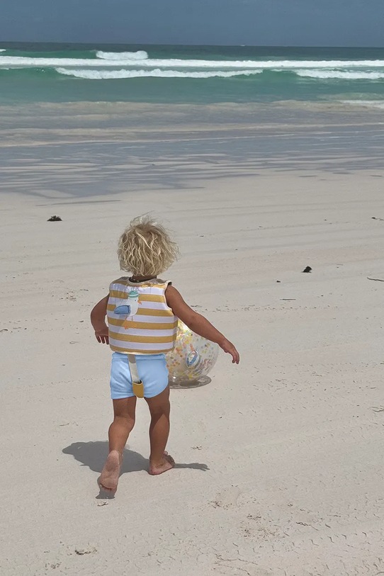 Дитячий жилет для плавання SunnyLife Sammy the Seagull Mustard Stripe 2-3 years S51VVMS2