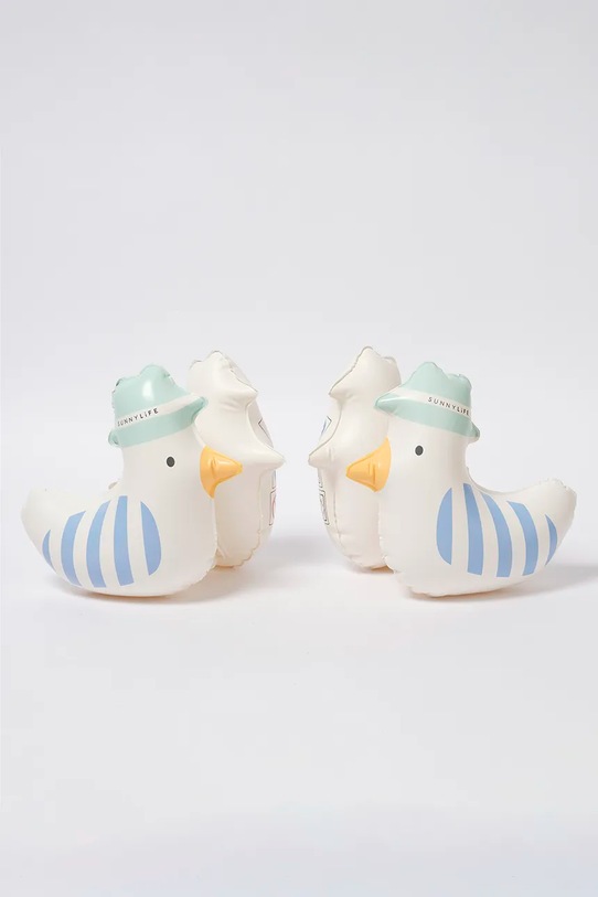 SunnyLife aripioare înot Sammy the Seagull Blue Stripe multicolor S51KABBS