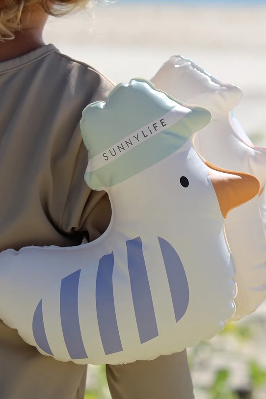 SunnyLife aripioare înot Sammy the Seagull Blue Stripe S51KABBS multicolor