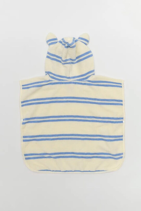 SunnyLife asciugamano in cotone bambino/a Sammy the Seagull Blue Stripe S51KHTBL multicolore AA00