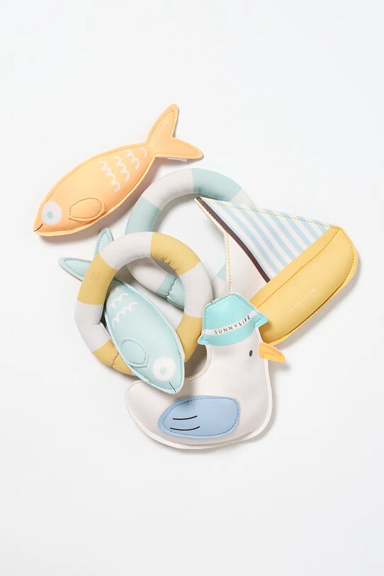 Sada hračiek na plávanie pre deti SunnyLife Dive Buddies Cotton Candy Multi 6-pak S51DBBL6 viacfarebná AA00