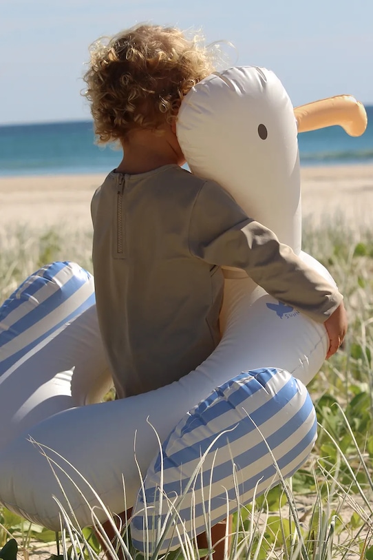 SunnyLife colac de înot pentru copii Sammy the Seagull Blue Stripe S51TPRBL multicolor