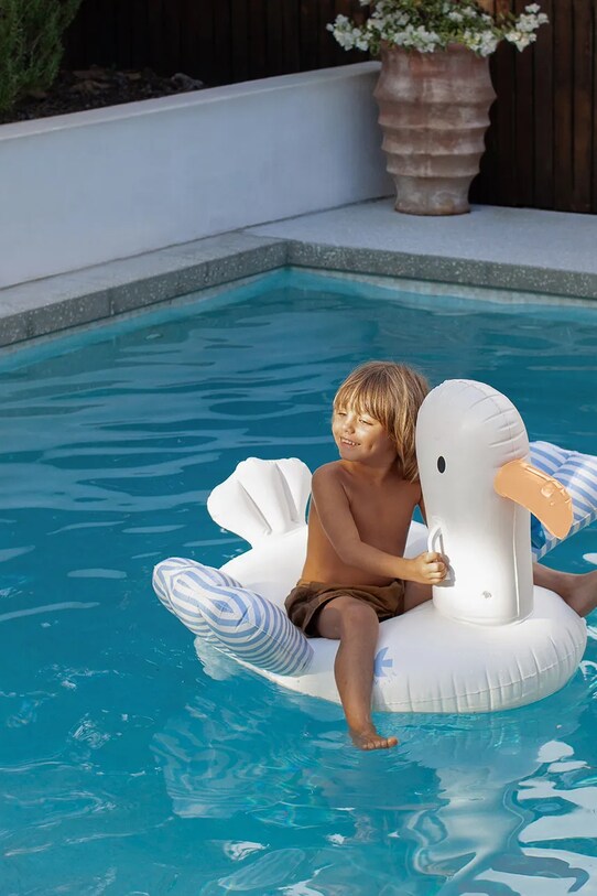 Detské plávacie koleso SunnyLife Sammy the Seagull Blue Stripe S51KROBL viacfarebná